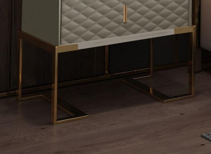 Bílý design noční stolek konzole vedlejší stoly ložnice dřevo luxusní konzoly